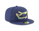 59FIFTY MLBオンフィールド タンパベイ・レイズ オルタネイト