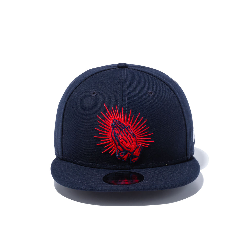 9FIFTY プレイハンド ネイビー × ラディアントレッド