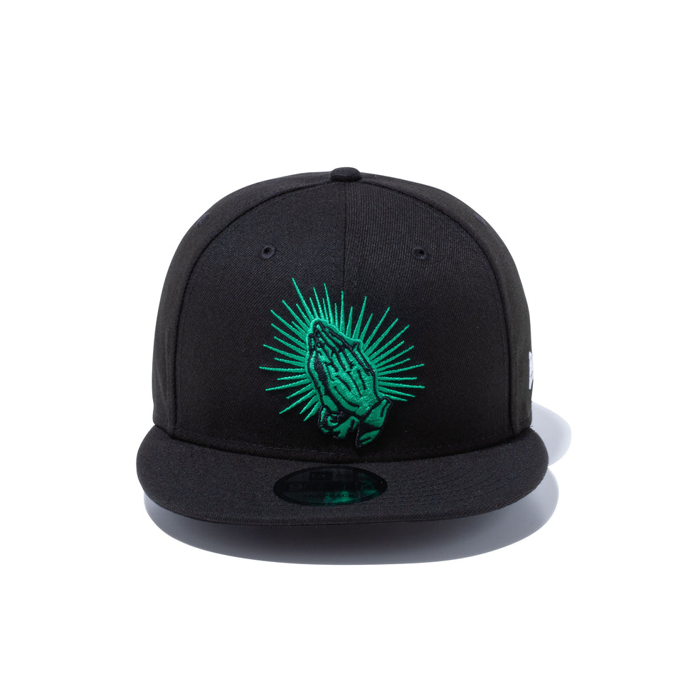 9FIFTY プレイハンド ブラック × グリーン