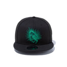 9FIFTY プレイハンド ブラック × グリーン