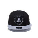 9FIFTY ダラー アイ アートワーク ブラック × スノーホワイト グレーバイザー
