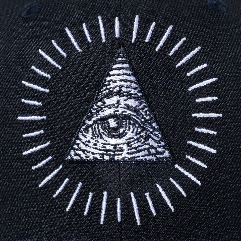 9FIFTY ダラー アイ アートワーク ブラック × スノーホワイト グレーバイザー