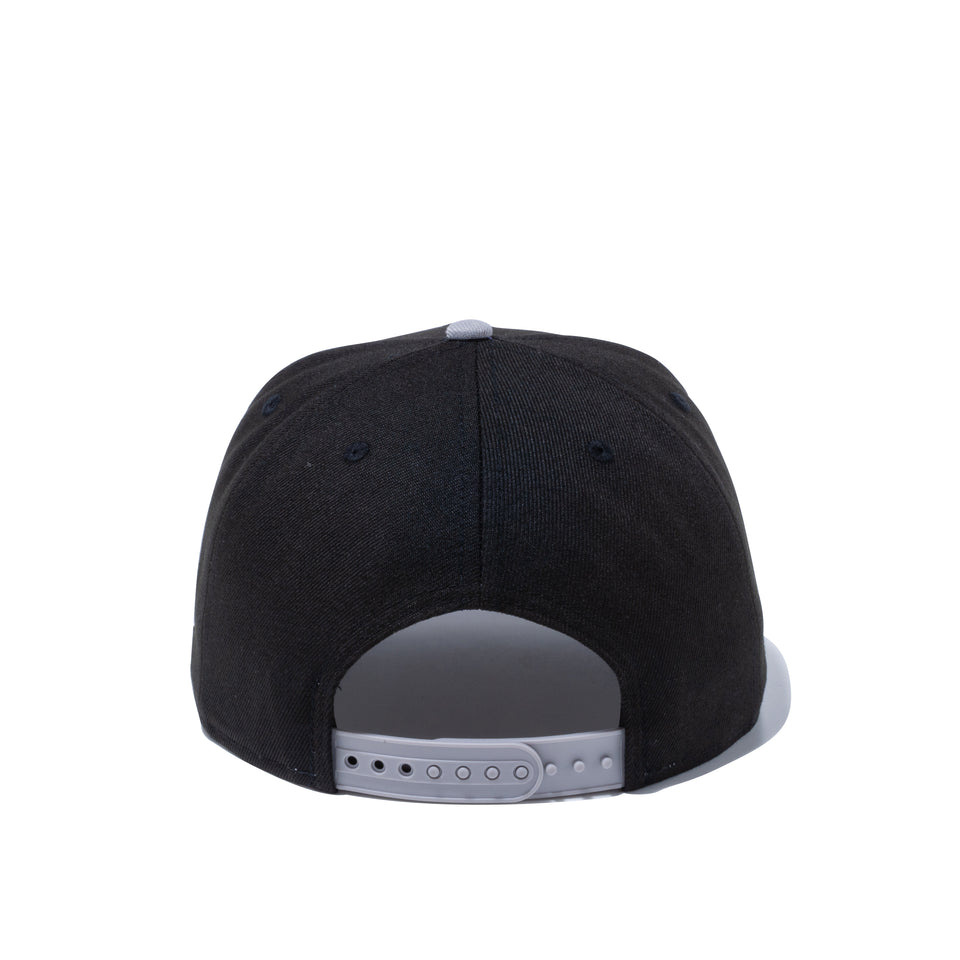 9FIFTY ダラー アイ アートワーク ブラック × スノーホワイト グレーバイザー