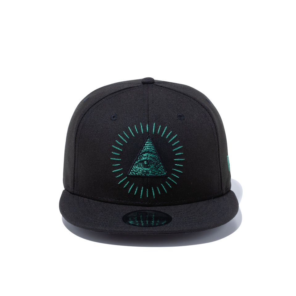 9FIFTY ダラー アイ アートワーク ブラック × グリーン