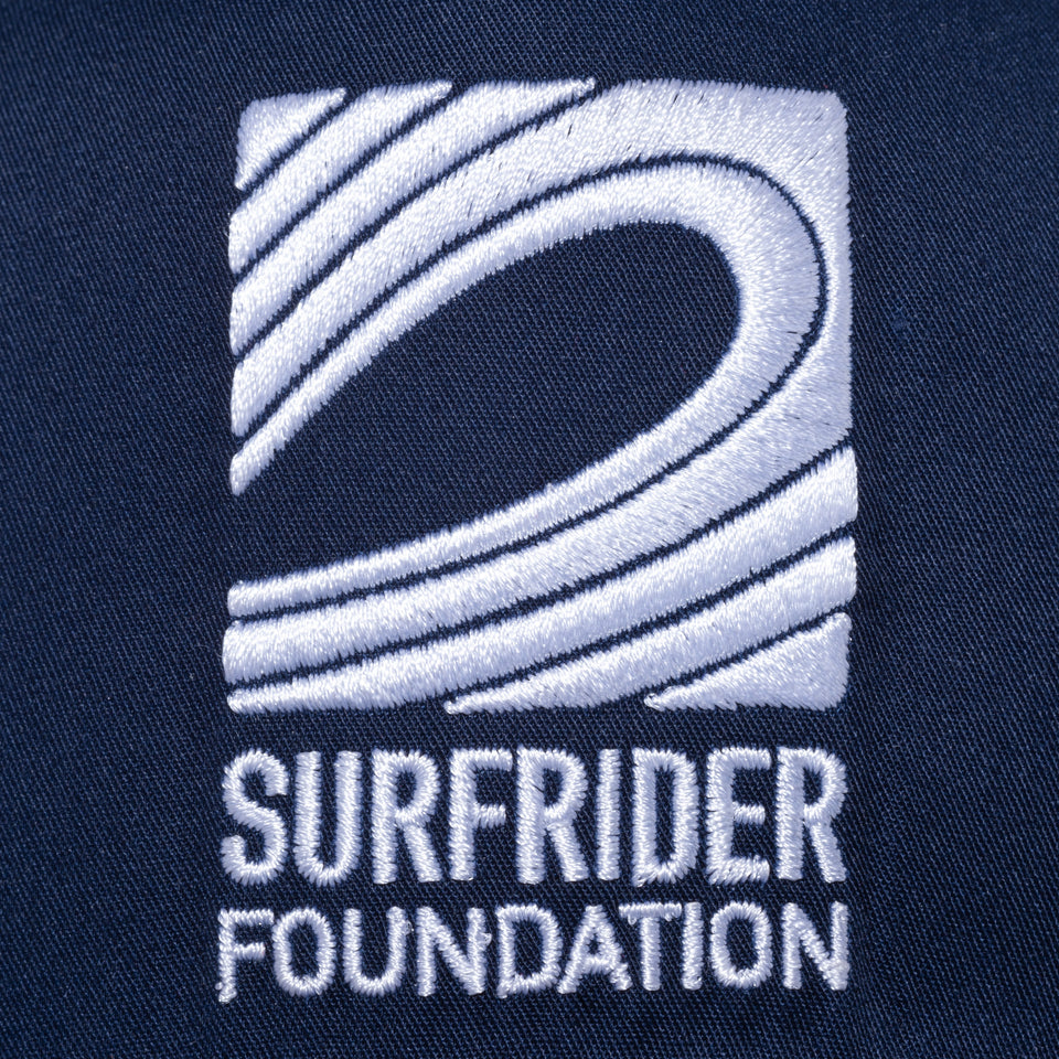 9FORTY A-Frame トラッカー SURFRIDER FOUNDATION サーフライダー・ファウンデーション ロゴ ネイビー ホワイトメッシュ