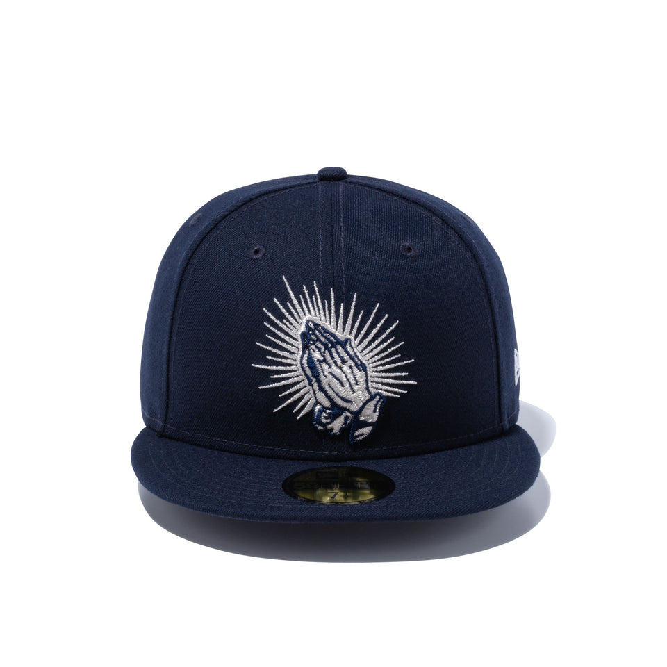 59FIFTY プレイハンド ネイビー × メタリックシルバー