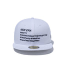 59FIFTY シリーズ ハッシュタグ ホワイト × ブラック