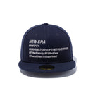59FIFTY シリーズ ハッシュタグ ネイビー × メタリックシルバー