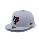 59FIFTY 読売ジャイアンツ グレー × ブラック/ラストオレンジ | NEW ERA ニューエラ公式オンラインストア