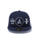 59FIFTY ダラー オールオーバー エンブロイダリー ネイビー × メタリックシルバー