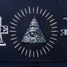 59FIFTY ダラー オールオーバー エンブロイダリー ネイビー × メタリックシルバー