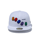 59FIFTY シリーズ キャップアートワーク ホワイト × マルチカラー