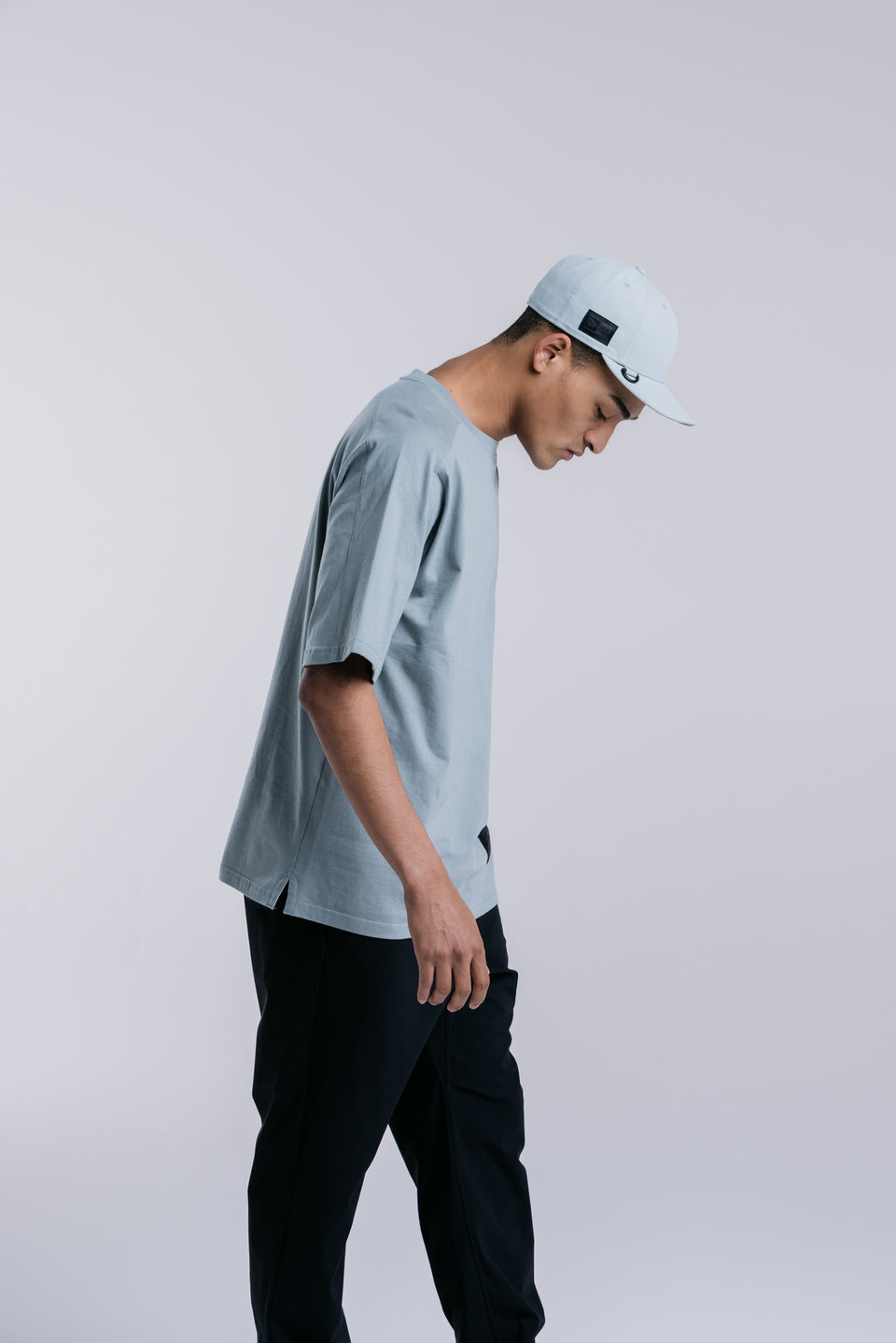 LP 59FIFTY NEW ERA BLACK LABEL Dリング ウーブンラベル セージグリーン