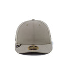 LP 59FIFTY NEW ERA BLACK LABEL Dリング ウーブンラベル ペールカーキ