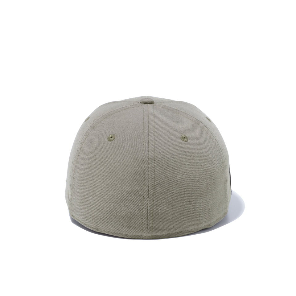 LP 59FIFTY NEW ERA BLACK LABEL Dリング ウーブンラベル ペールカーキ