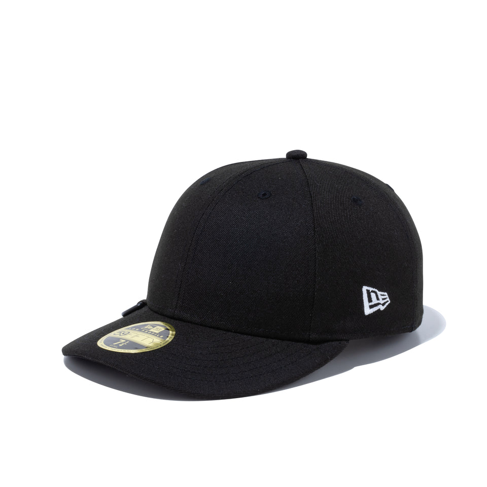 LP 59FIFTY NEW ERA BLACK LABEL Dリング ウーブンラベル ブラック