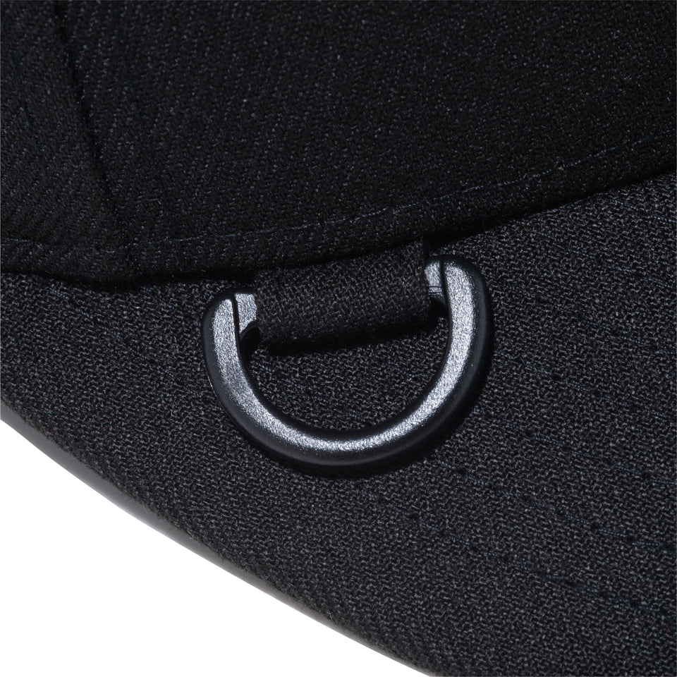 LP 59FIFTY NEW ERA BLACK LABEL Dリング ウーブンラベル ブラック