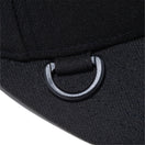 LP 59FIFTY NEW ERA BLACK LABEL Dリング ウーブンラベル ブラック