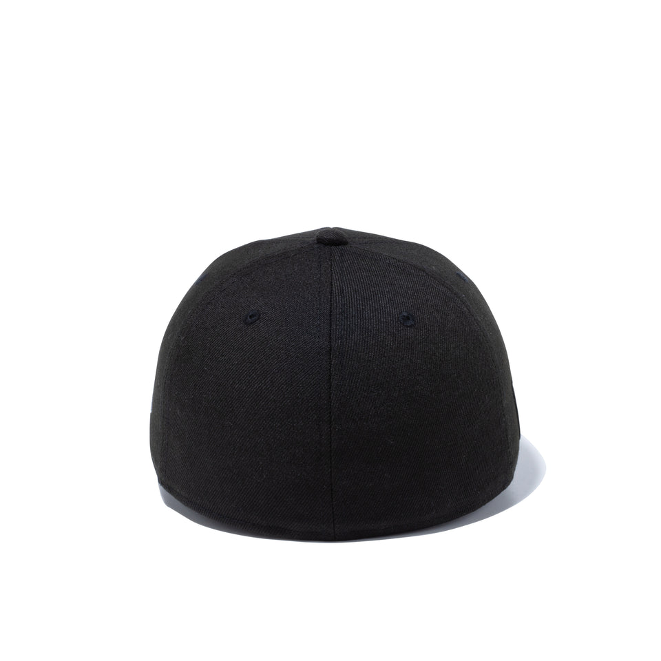 LP 59FIFTY NEW ERA BLACK LABEL Dリング ウーブンラベル ブラック