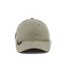 9TWENTY NEW ERA BLACK LABEL Dリング ウーブンラベル ペールカーキ