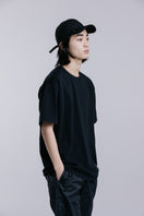 9TWENTY NEW ERA BLACK LABEL Dリング ウーブンラベル ブラック