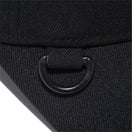 9TWENTY NEW ERA BLACK LABEL Dリング ウーブンラベル ブラック