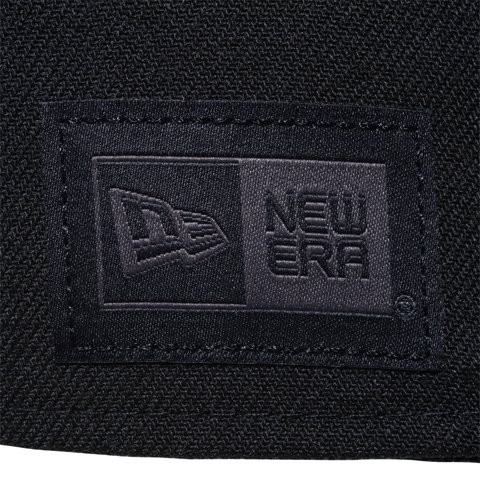 9TWENTY NEW ERA BLACK LABEL Dリング ウーブンラベル ブラック