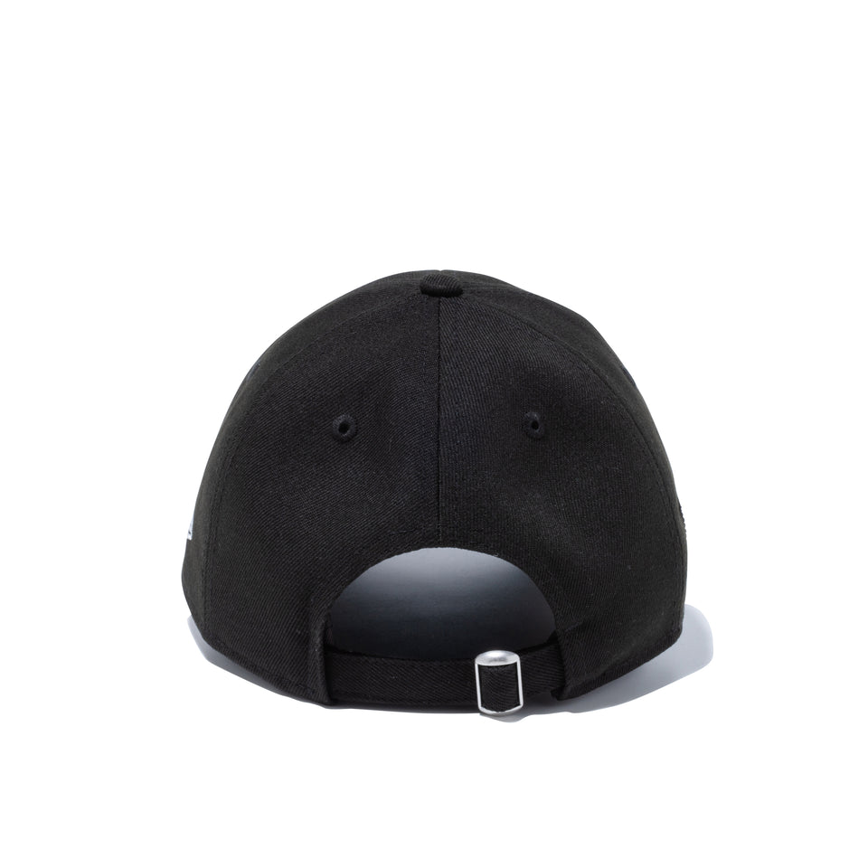 9TWENTY NEW ERA BLACK LABEL Dリング ウーブンラベル ブラック