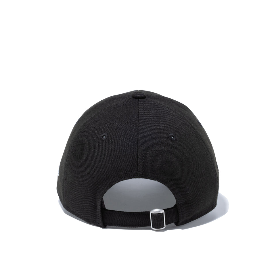 9TWENTY NEW ERA BLACK LABEL Dリング ウーブンラベル ブラック
