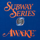 裏起毛 スウェット プルオーバーフーディー AWAKE NY ニューヨーク・メッツ サブウェイシリーズ ロイヤル