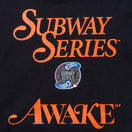 裏起毛 スウェット プルオーバーフーディー AWAKE NY ニューヨーク・メッツ サブウェイシリーズ ブラック