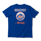 半袖 コットン Tシャツ AWAKE NY ニューヨーク・メッツ サブウェイシリーズ ロイヤル