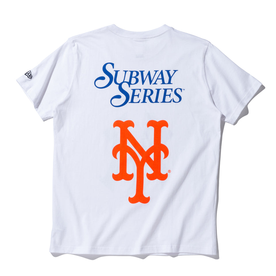 半袖 コットン Tシャツ AWAKE NY ニューヨーク・ヤンキース ニューヨーク・メッツ サブウェイシリーズ ホワイト