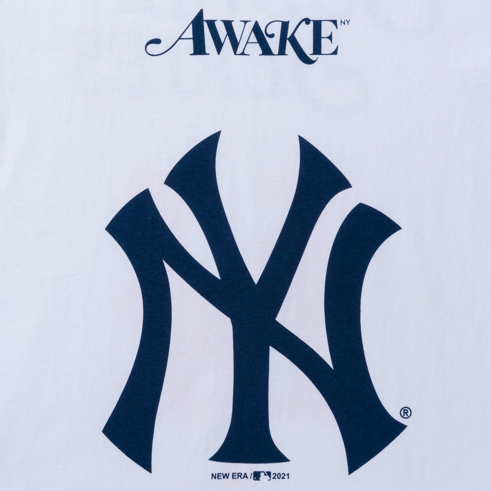 半袖 コットン Tシャツ AWAKE NY ニューヨーク・ヤンキース ニューヨーク・メッツ サブウェイシリーズ ホワイト