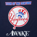 半袖 コットン Tシャツ AWAKE NY ニューヨーク・ヤンキース サブウェイシリーズ ネイビー