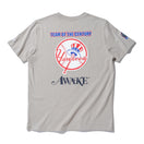 半袖 コットン Tシャツ AWAKE NY ニューヨーク・ヤンキース サブウェイシリーズ グレー
