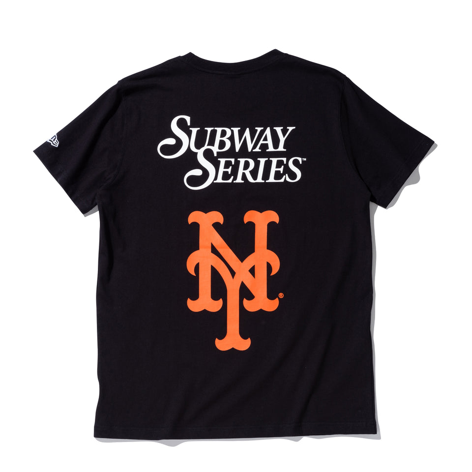 半袖 コットン Tシャツ AWAKE NY ニューヨーク・ヤンキース ニューヨーク・メッツ サブウェイシリーズ ブラック