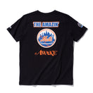 半袖 コットン Tシャツ AWAKE NY ニューヨーク・メッツ サブウェイシリーズ ブラック