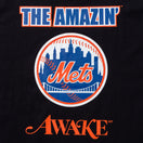 半袖 コットン Tシャツ AWAKE NY ニューヨーク・メッツ サブウェイシリーズ ブラック