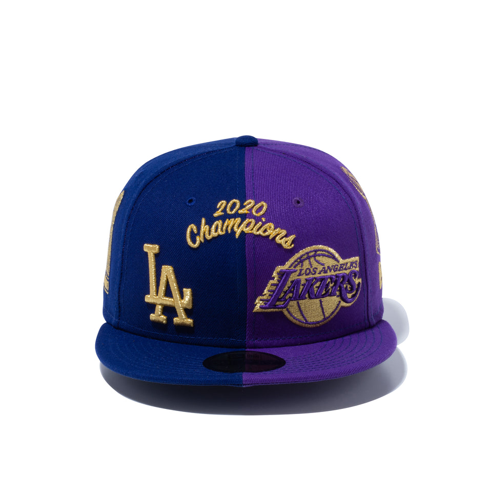 59FIFTY 2020 CHAMPIONS ロサンゼルス・ドジャース ロサンゼルス・レイカーズ