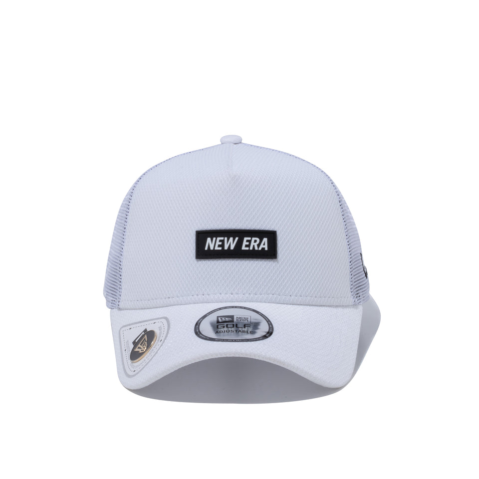 【ゴルフ】9FORTY A-Frame トラッカー On Par NEW ERA ラバーロゴ ダイアモンドエラ ホワイト