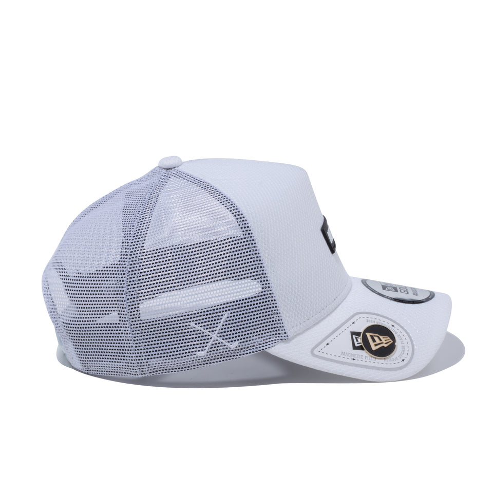 【ゴルフ】9FORTY A-Frame トラッカー On Par NEW ERA ラバーロゴ ダイアモンドエラ ホワイト