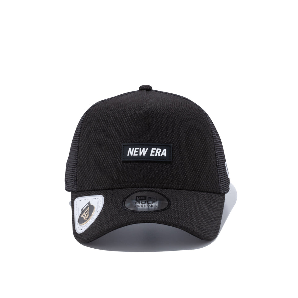 【ゴルフ】9FORTY A-Frame トラッカー On Par NEW ERA ラバーロゴ ダイアモンドエラ ブラック