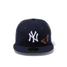 59FIFTY Felt ニューヨーク・ヤンキース Butterfly Garden グレーアンダーバイザー - 12849888-700| NEW ERA ニューエラ公式オンラインストア