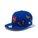 59FIFTY Felt ニューヨーク・メッツ Butterfly Garden グレーアンダーバイザー - 12849889-700| NEW ERA ニューエラ公式オンラインストア
