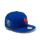 59FIFTY Felt ニューヨーク・メッツ Butterfly Garden グレーアンダーバイザー - 12849889-700| NEW ERA ニューエラ公式オンラインストア