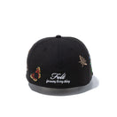 59FIFTY Felt マイアミ・マーリンズ Butterfly Garden グレーアンダーバイザー - 12849890-700| NEW ERA ニューエラ公式オンラインストア