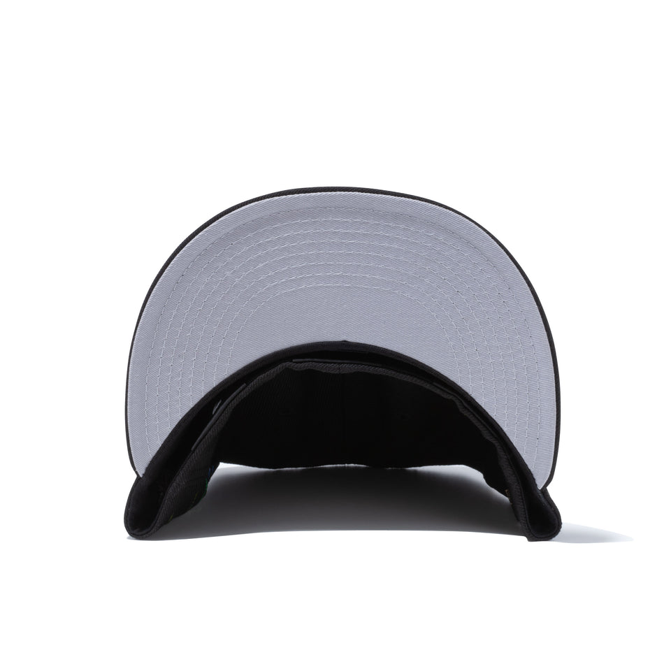 59FIFTY Felt マイアミ・マーリンズ Butterfly Garden グレーアンダーバイザー - 12849890-700| NEW ERA ニューエラ公式オンラインストア