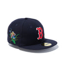 59FIFTY Felt ボストン・レッドソックス Butterfly Garden グレーアンダーバイザー - 12849892-700| NEW ERA ニューエラ公式オンラインストア