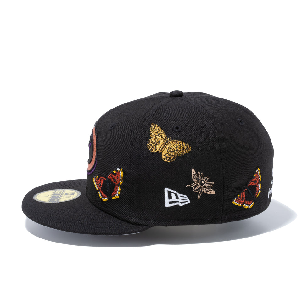 59FIFTY Felt クーパーズタウン アリゾナ・ダイヤモンドバックス Butterfly Garden グレーアンダーバイザー - 12849893-700| NEW ERA ニューエラ公式オンラインストア